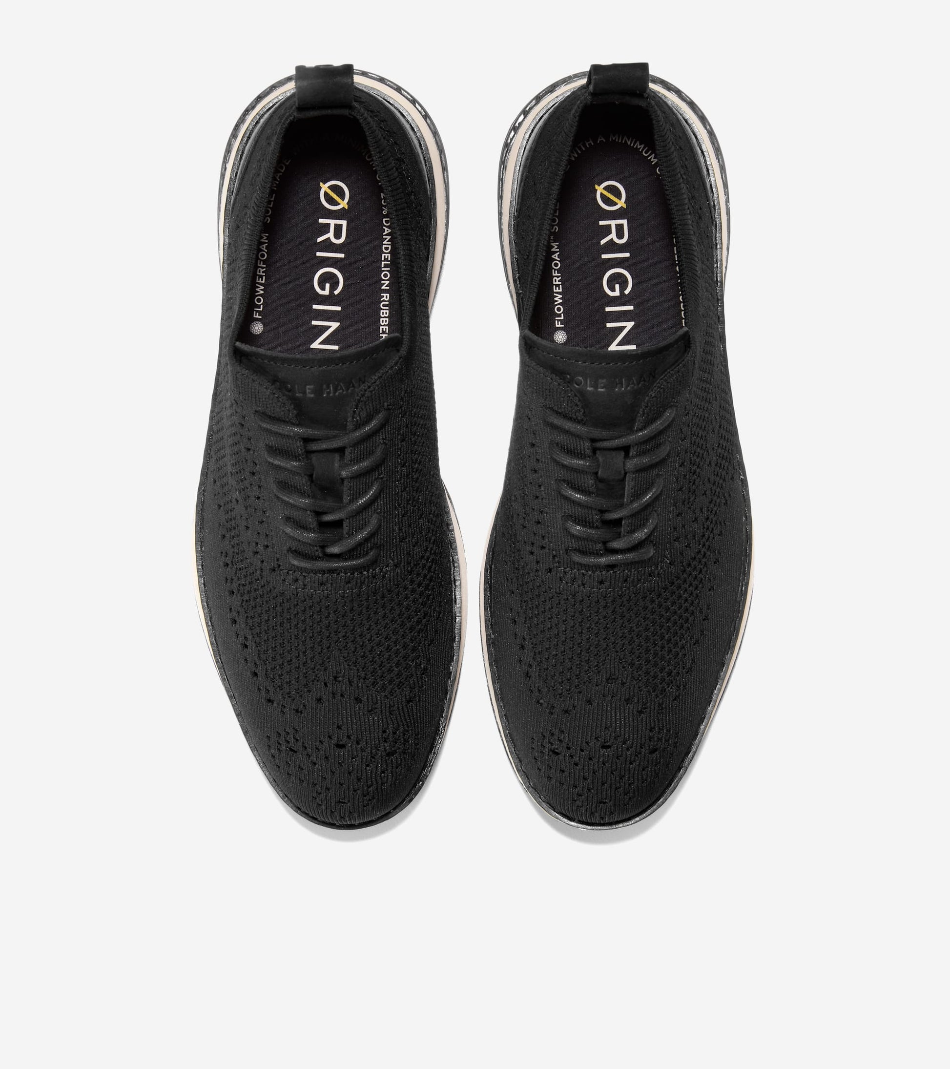 Men's ØriginalGrand Energyweave Stitchlite™ Wingtip Oxfords in Black | Cole Haan