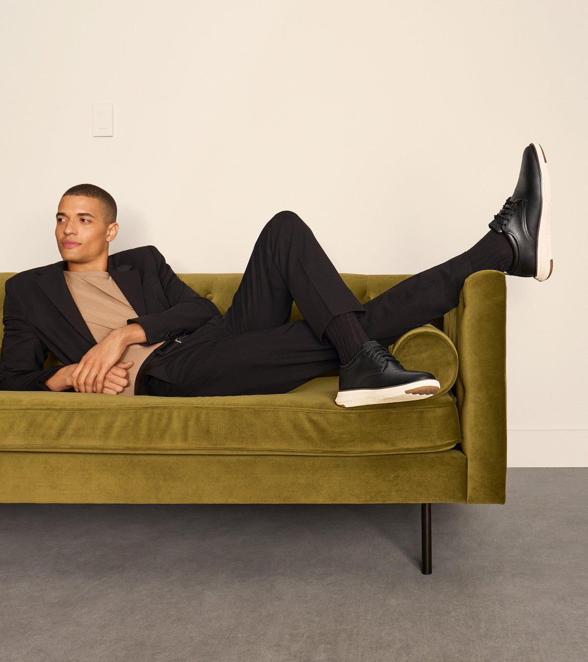 Men's Grand Remix Oxfords in Black | Cole Haan
