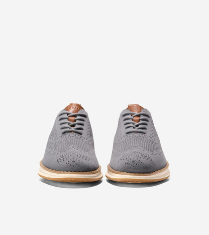 Men's ØriginalGrand Energyweave Stitchlite™ Wingtip Oxfords in Grey | Cole Haan