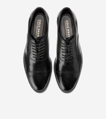 Men's Ledley Grand Cap Toe Oxfords in Black | Cole Haan