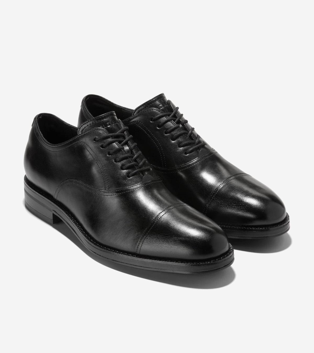 Men's Ledley Grand Cap Toe Oxfords in Black | Cole Haan