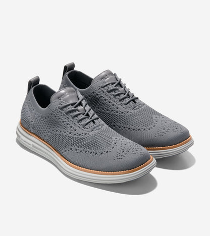 Men's ØriginalGrand Remastered Stitchlite™ Oxfords in Grey | Cole Haan