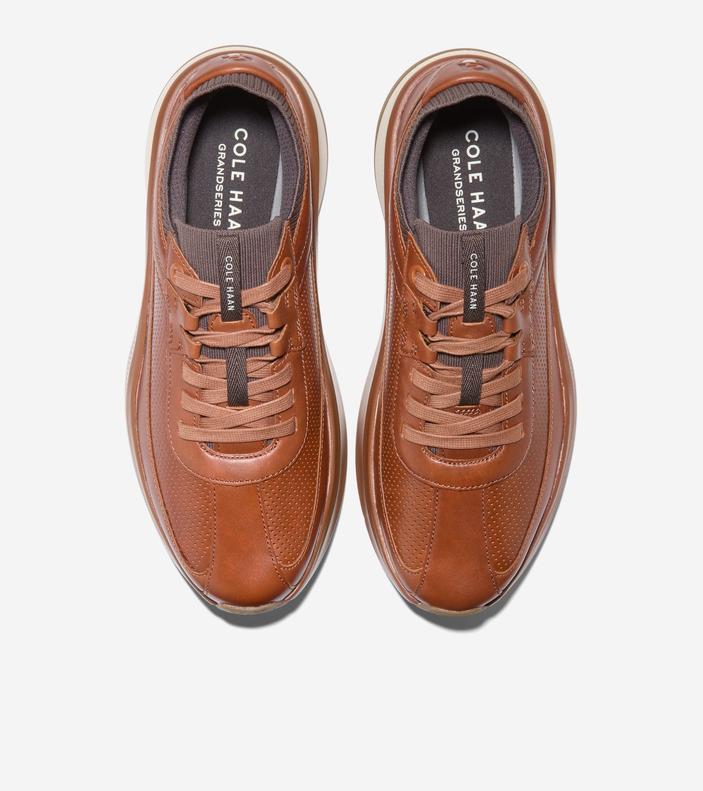 Men's GrandPrø All-Day Leather Running Shoes in Brown | Cole Haan