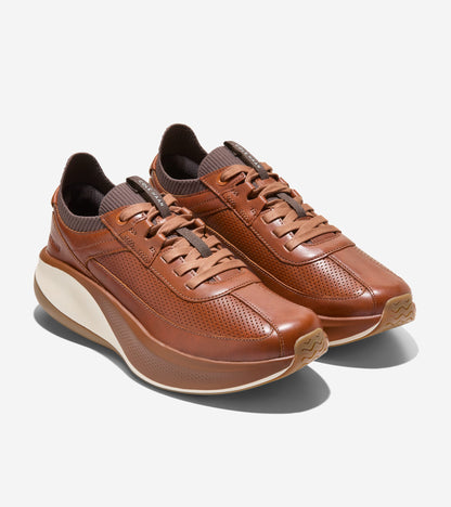 Men's GrandPrø All-Day Leather Running Shoes in Brown | Cole Haan