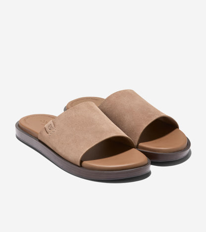 Men's Grand Neoclassic Single Strap Sandals in Beige | Cole Haan
