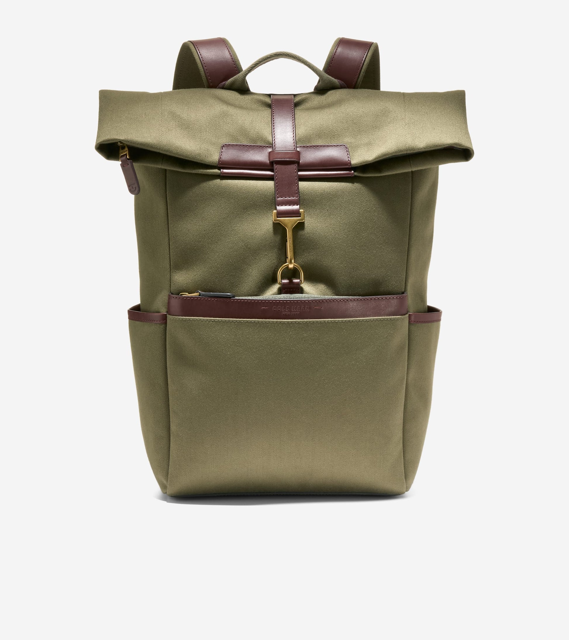 Men's Judson Brushed Twill Backpack in Green | Cole Haan