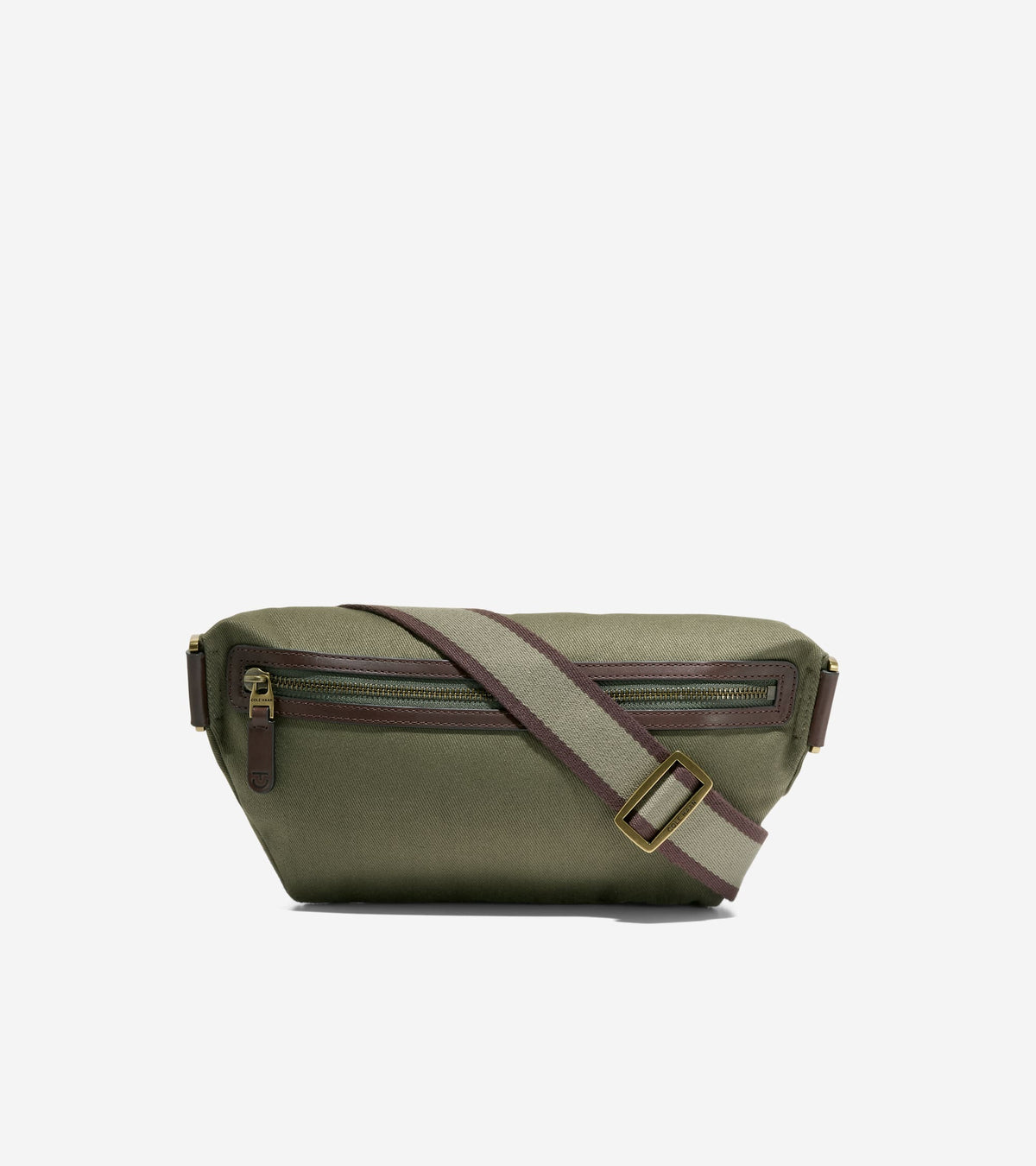 Men's Judson Brushed Twill Crossbody Bag in Green | Cole Haan