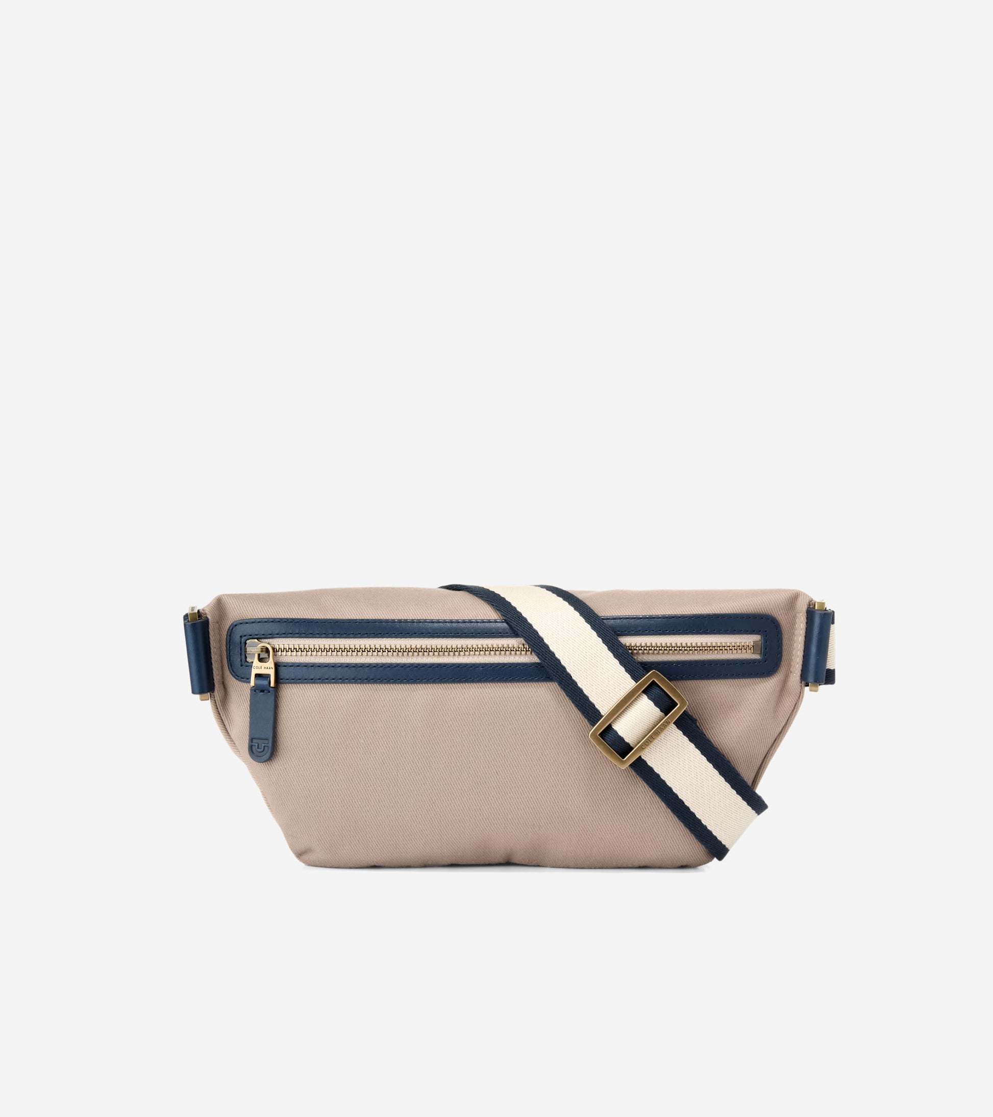 Men's Judson Brushed Twill Crossbody Bag in Beige | Cole Haan