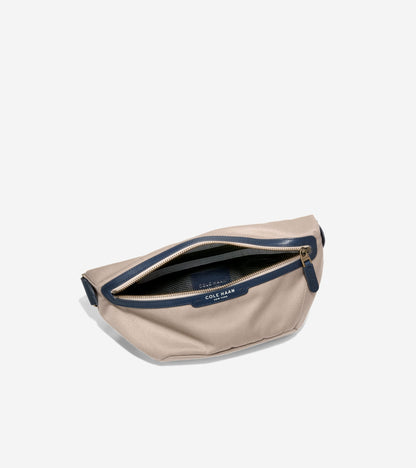 Men's Judson Brushed Twill Crossbody Bag in Beige | Cole Haan