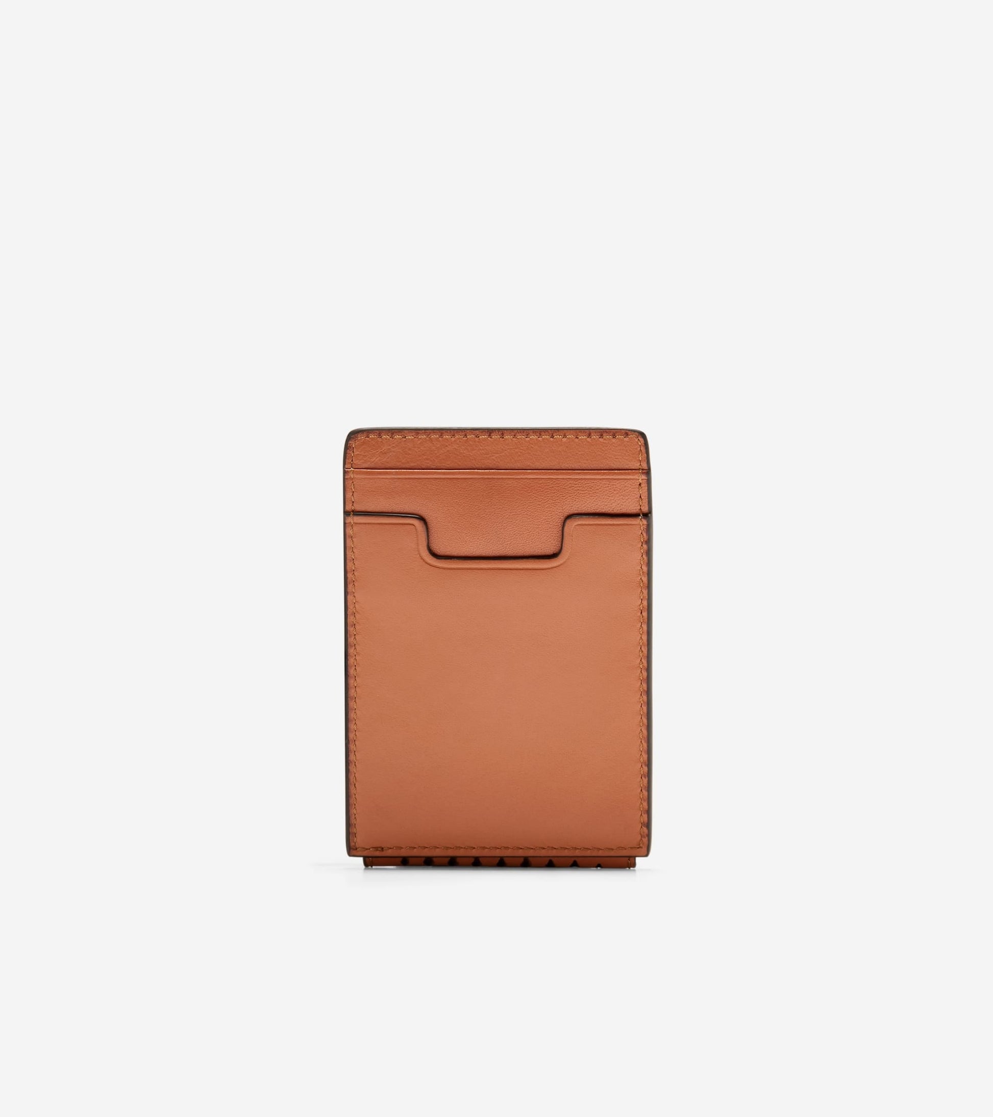Washington Perforated Card Case in Brown | Cole Haan