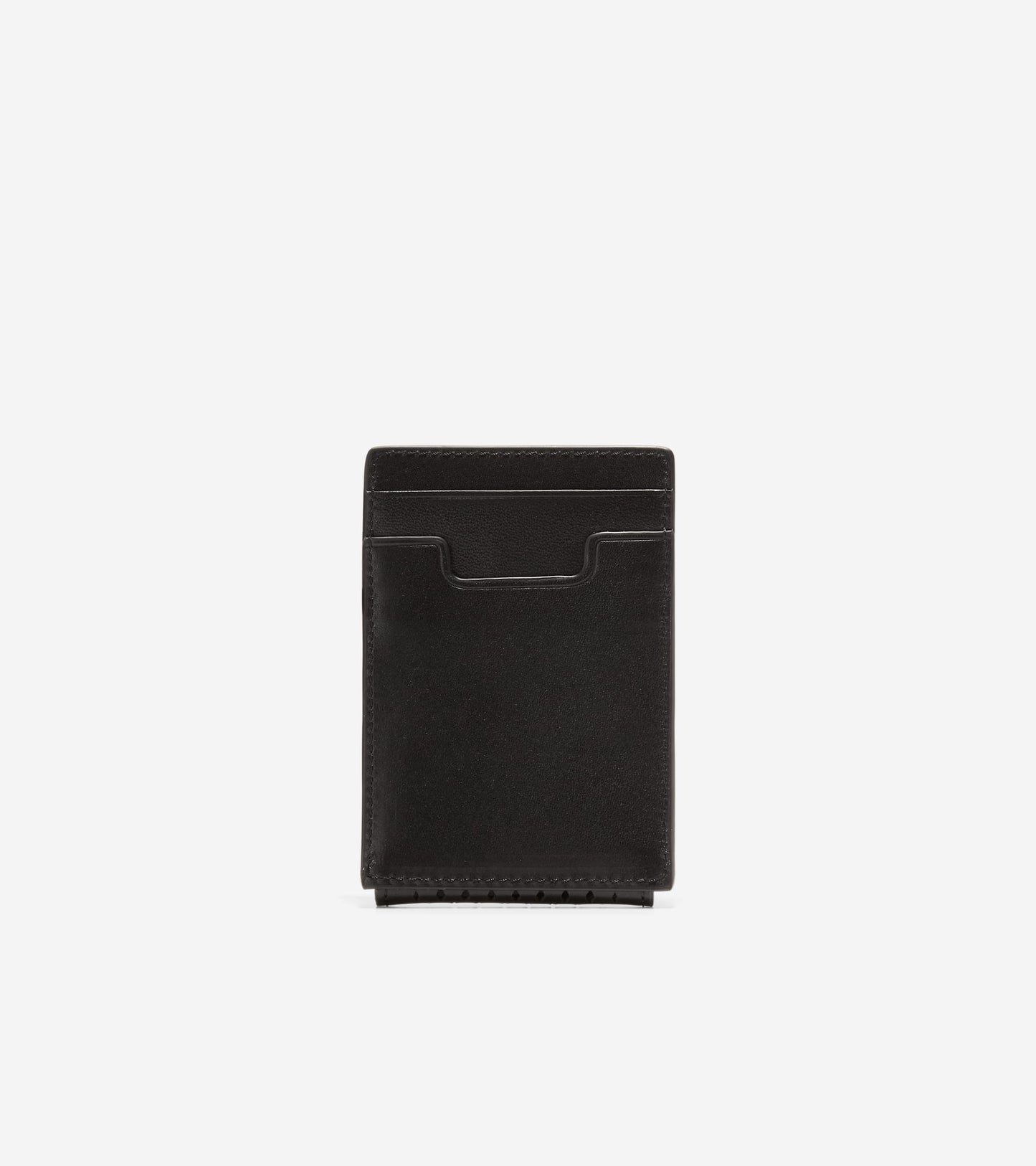 Washington Perforated Card Case in Black | Cole Haan