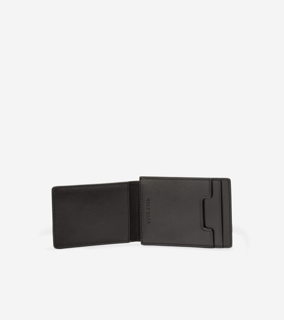 Washington Perforated Card Case in Black | Cole Haan