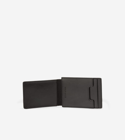Washington Perforated Card Case in Black | Cole Haan