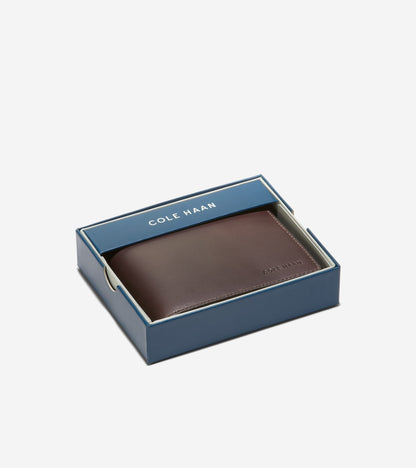 Men's Leather Slimfold Wallet in Brown | Cole Haan