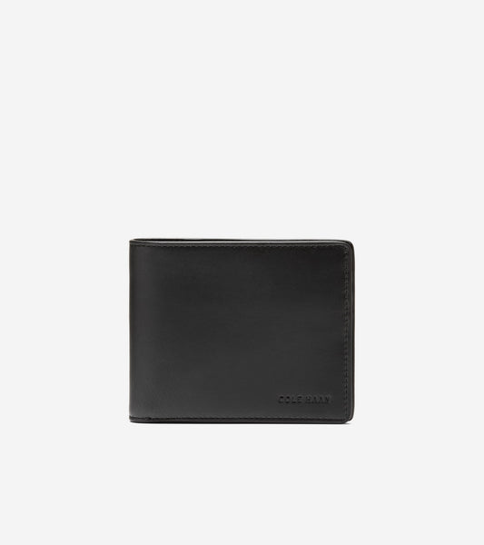 Men's Leather Slimfold Wallet in Black | Cole Haan
