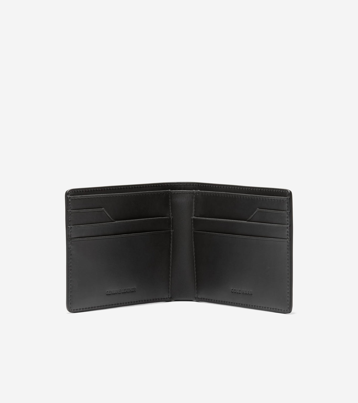 Men's Leather Slimfold Wallet in Black | Cole Haan