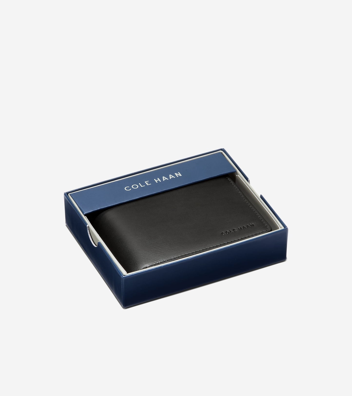 Men's Leather Slimfold Wallet in Black | Cole Haan
