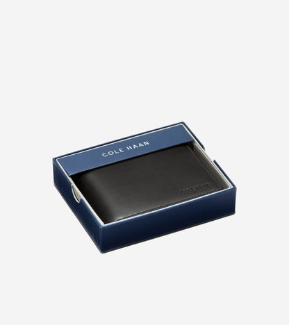 Men's Leather Slimfold Wallet in Black | Cole Haan