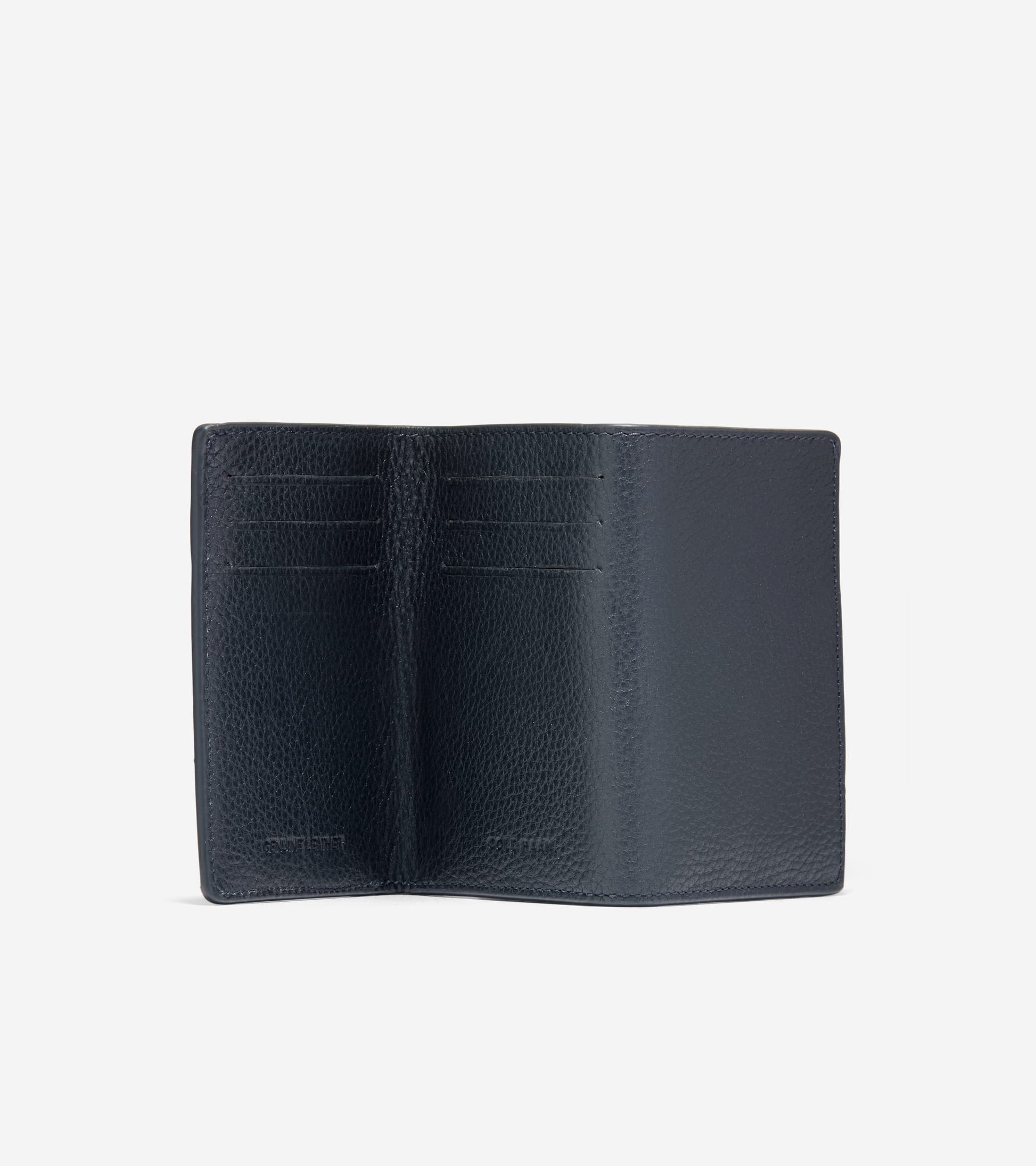 Men's Two Tone Z-Fold Wallet in Brown, blue | Cole Haan