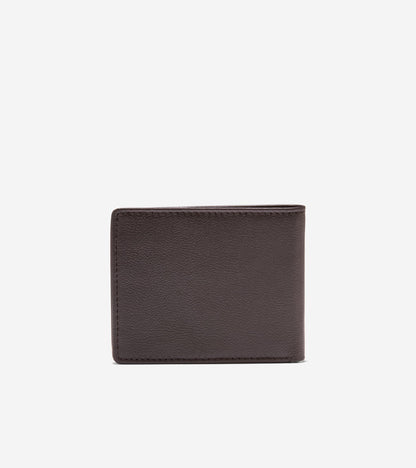 Men's Bifold Wallet with Embossed Logo in Brown | Cole Haan