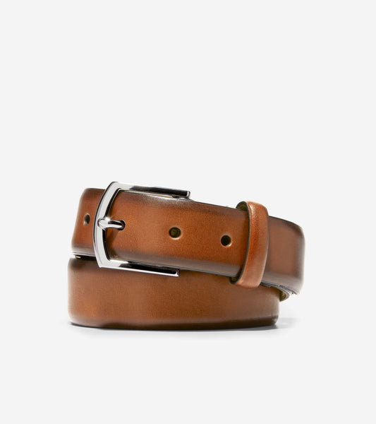 Lewis 32MM Burnished Leather Belt in Brown | Cole Haan