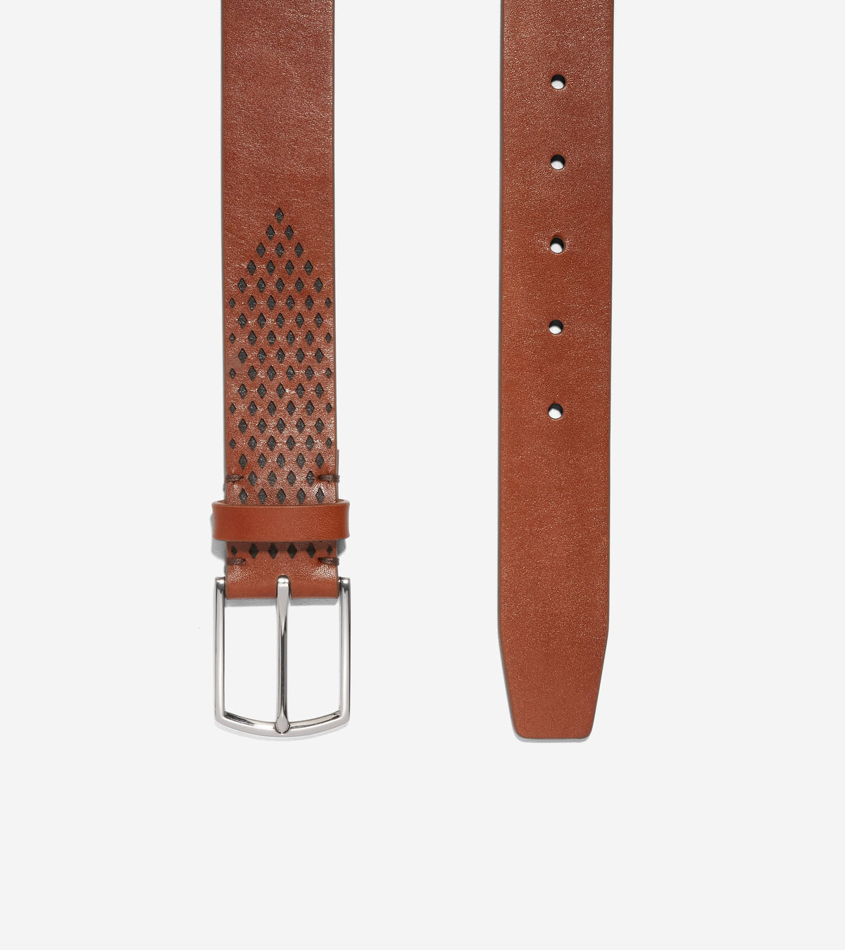 35MM Washington Perforated 35MM Belt in Brown | Cole Haan