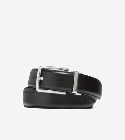 32MM Reversible Feather Edge Belt in Black | Cole Haan