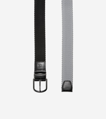 Men's 35MM Reversible Stretch Belt in Black | Cole Haan