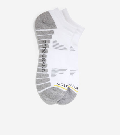 Men's ZERØGRAND Performance No-Show Socks in White | Cole Haan