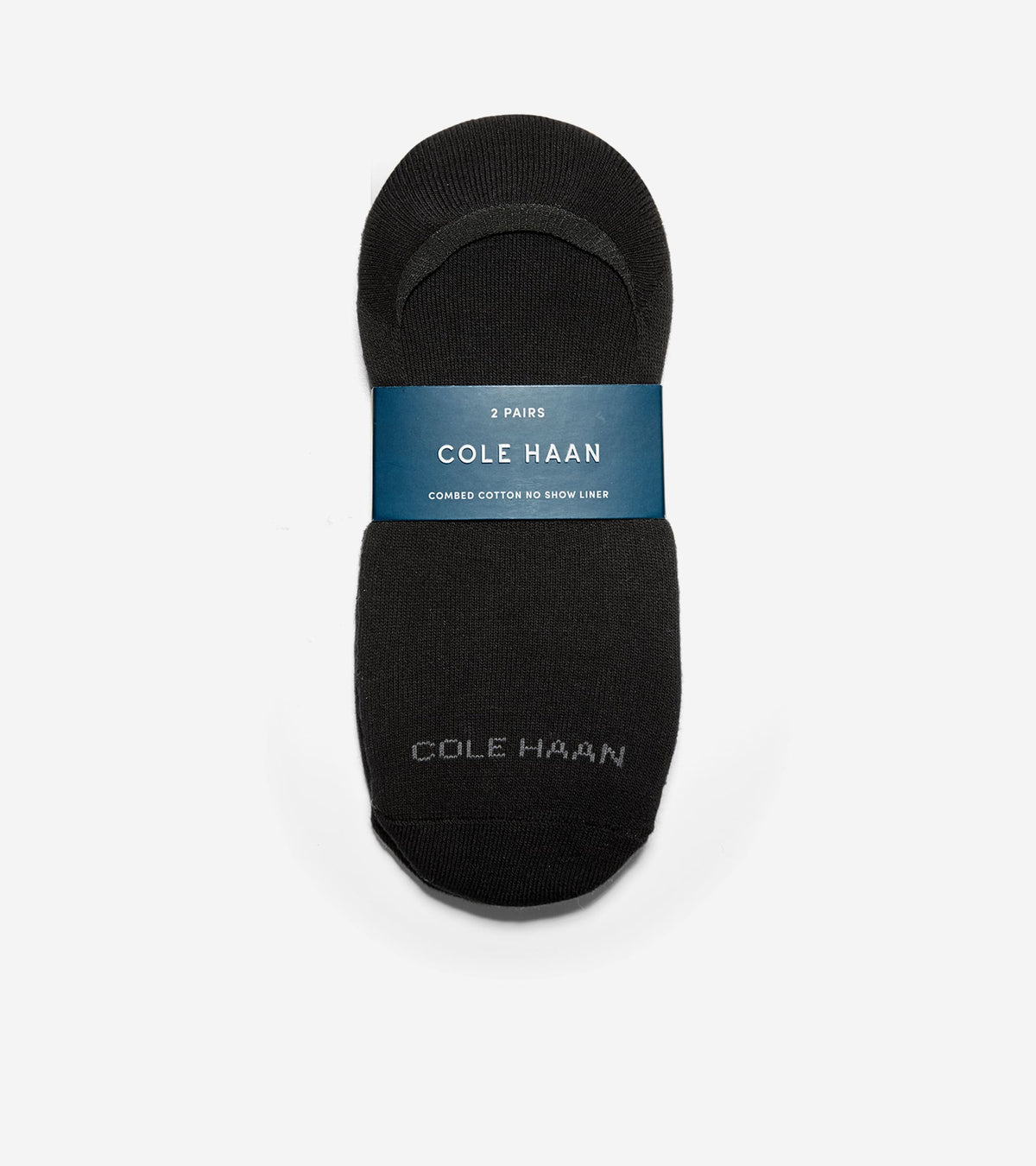 Men's Casual Cushion Sock Liner – 2 Pack in Black | Cole Haan