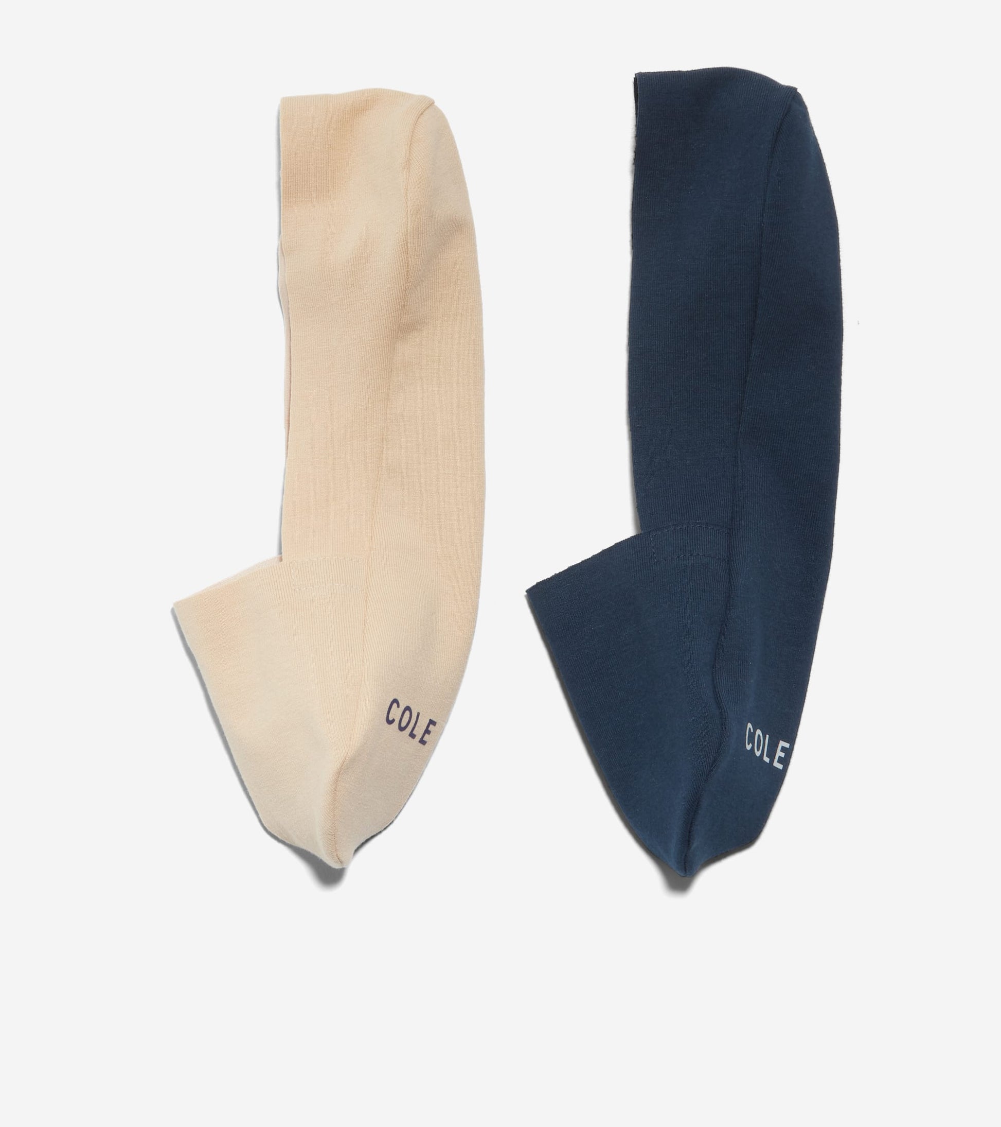 Men's 2-Pack Sock Liner in Beige, blue | Cole Haan