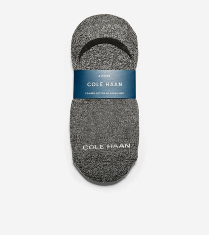 Men's Casual Cushion Sock Liner – 2 Pack in Black | Cole Haan