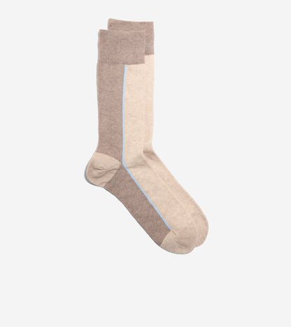 Men's Clocking Dress Crew Socks in Brown | Cole Haan