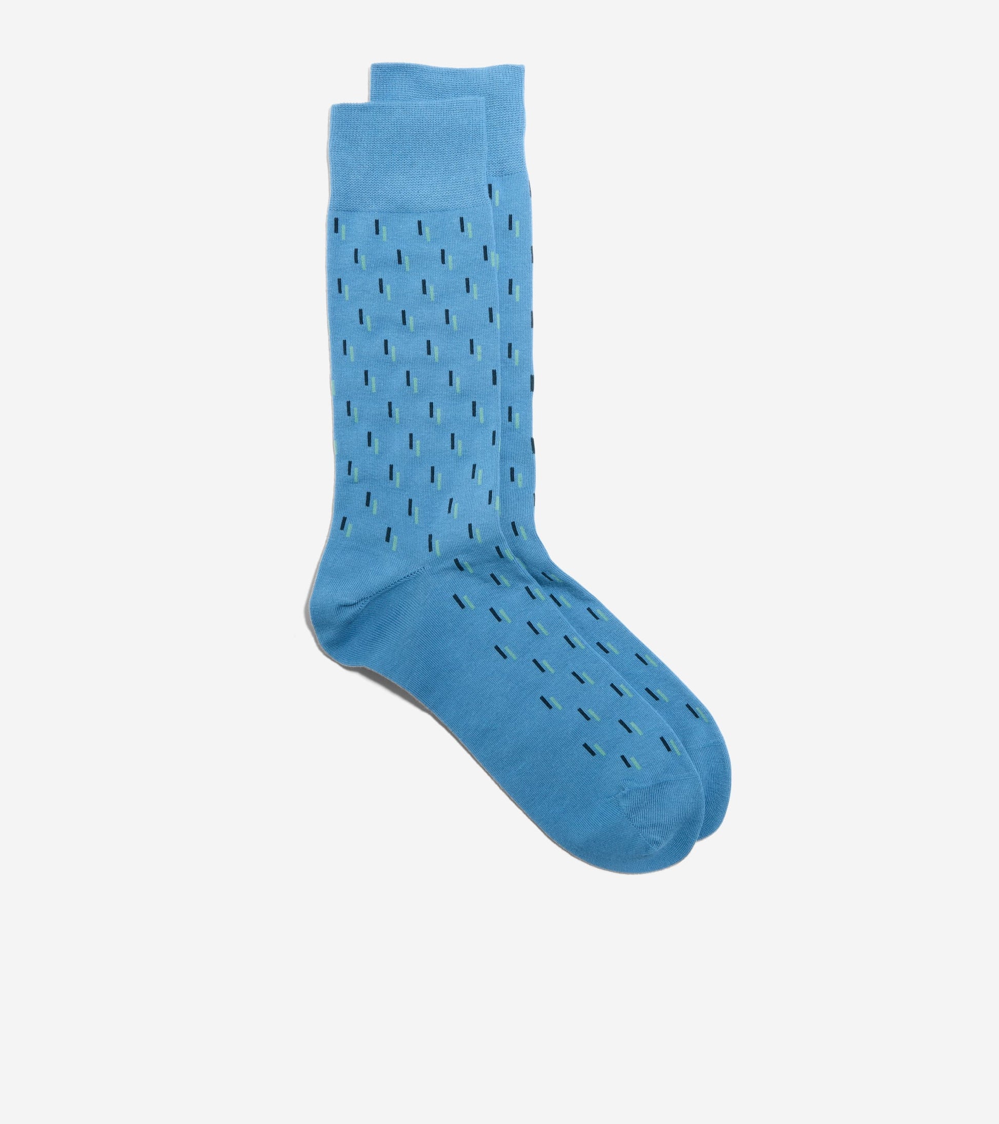 Men's Dash Dress Crew Socks in Blue | Cole Haan