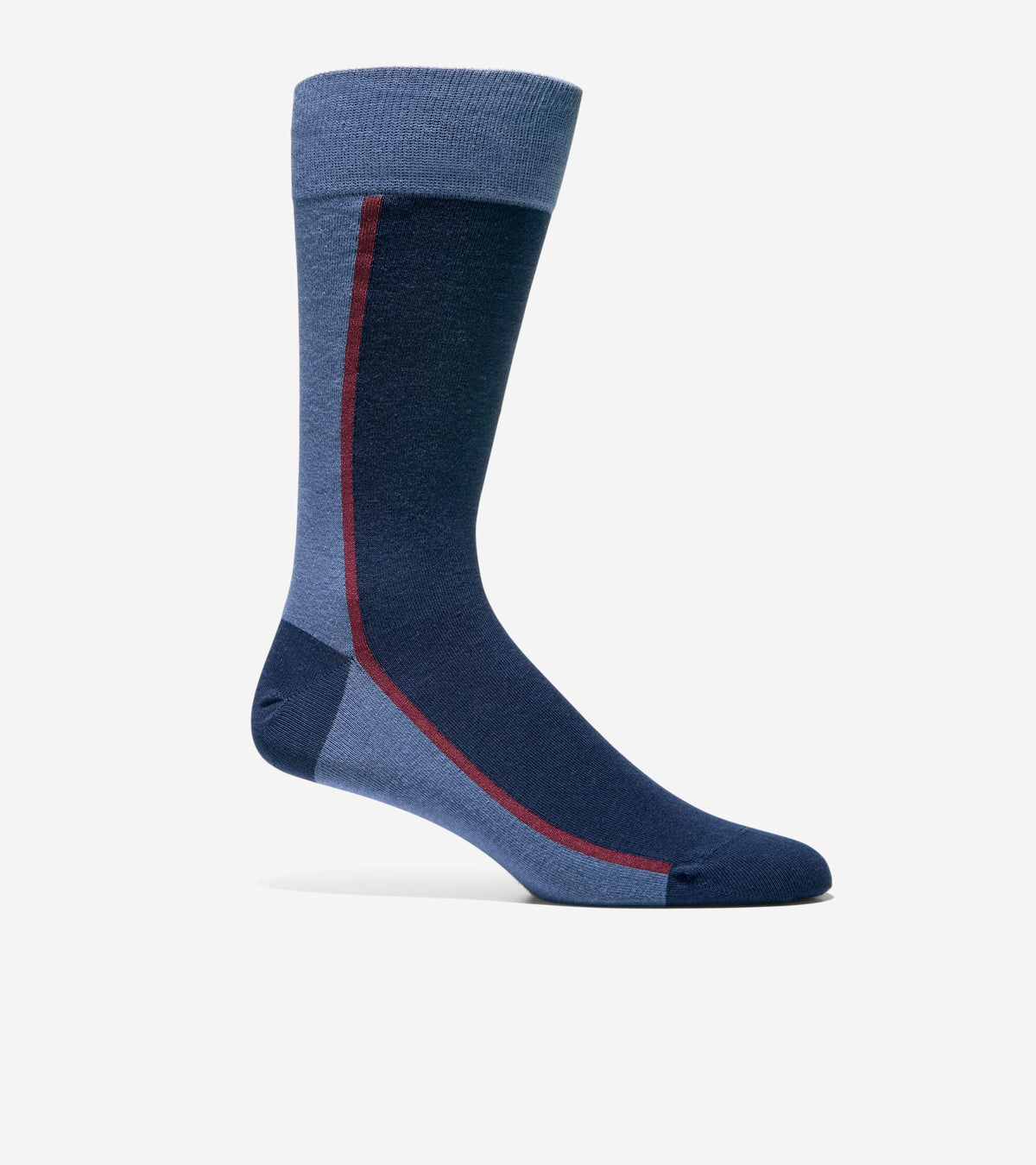 Men's Clocking Dress Crew Socks in Blue | Cole Haan