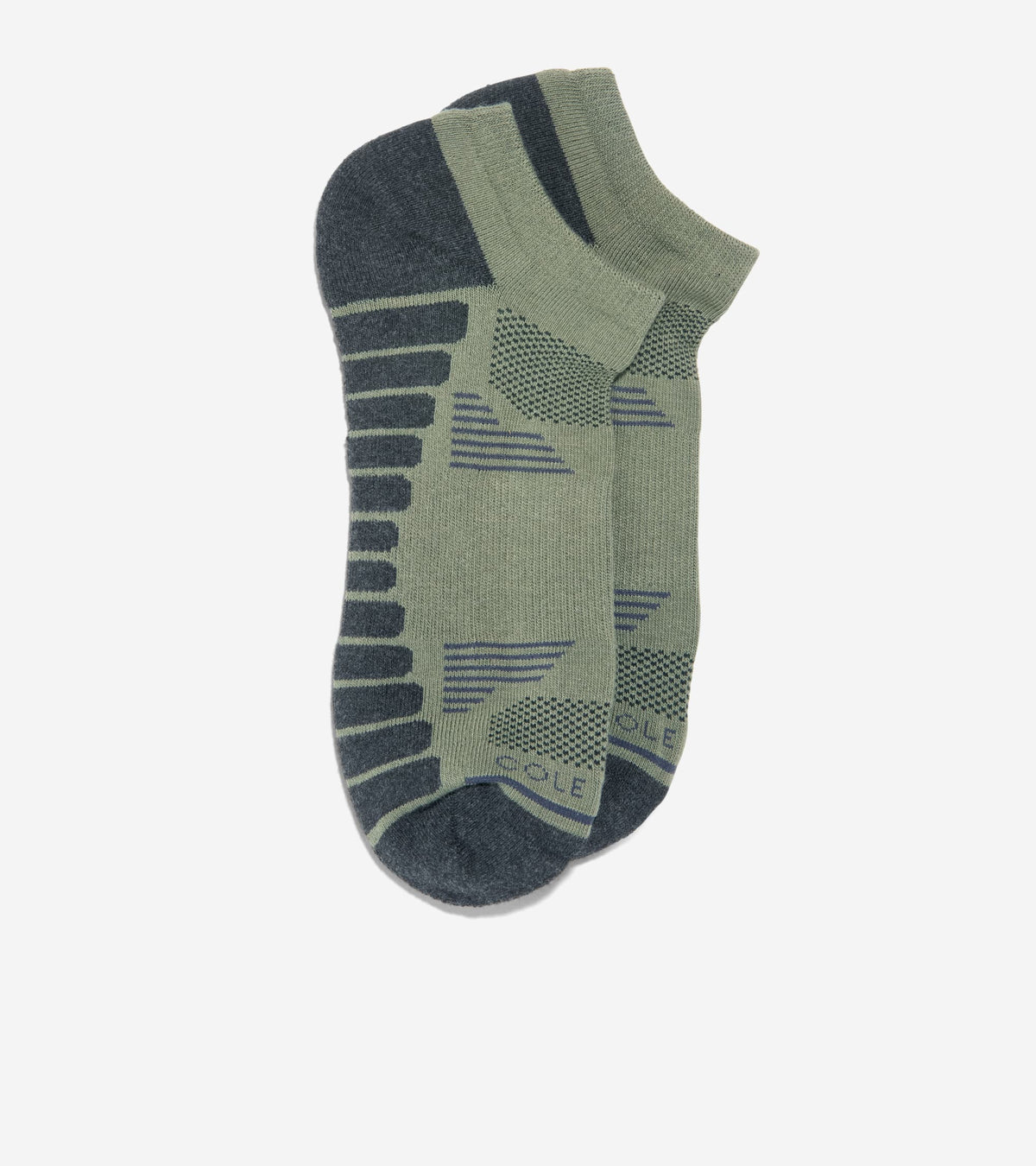 Men's Performance No Show Socks in Green | Cole Haan