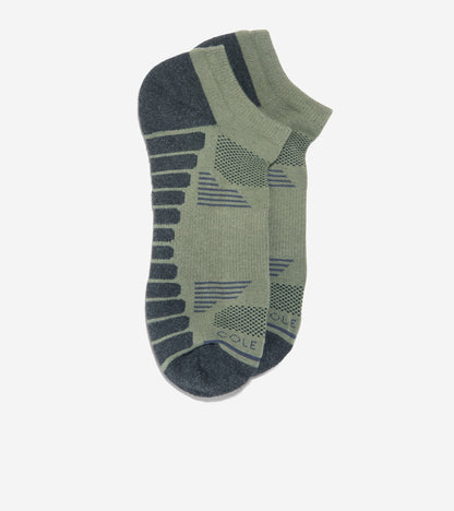 Men's Performance No Show Socks in Green | Cole Haan