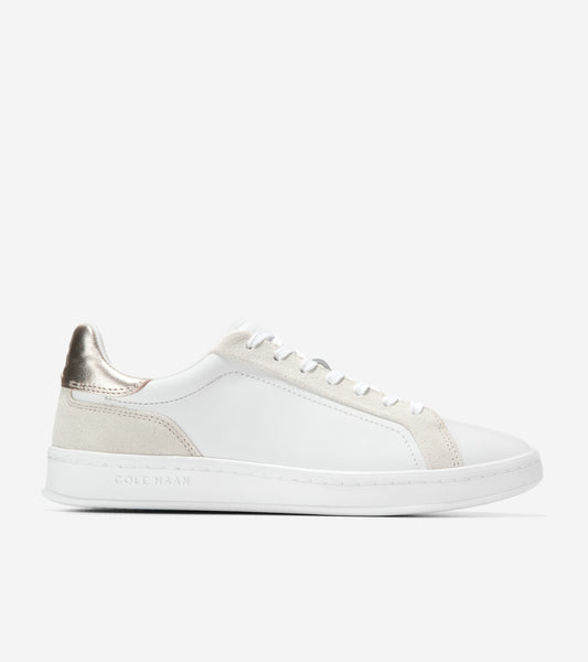 Women's GrandPrø Breakaway Lace-To-Toe Sneakers in White | Cole Haan