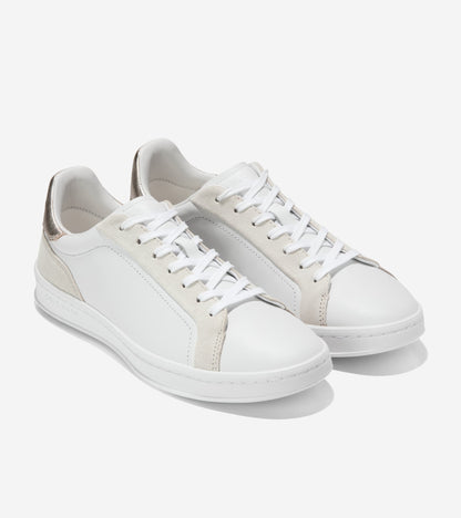 Women's GrandPrø Breakaway Lace-To-Toe Sneakers in White | Cole Haan