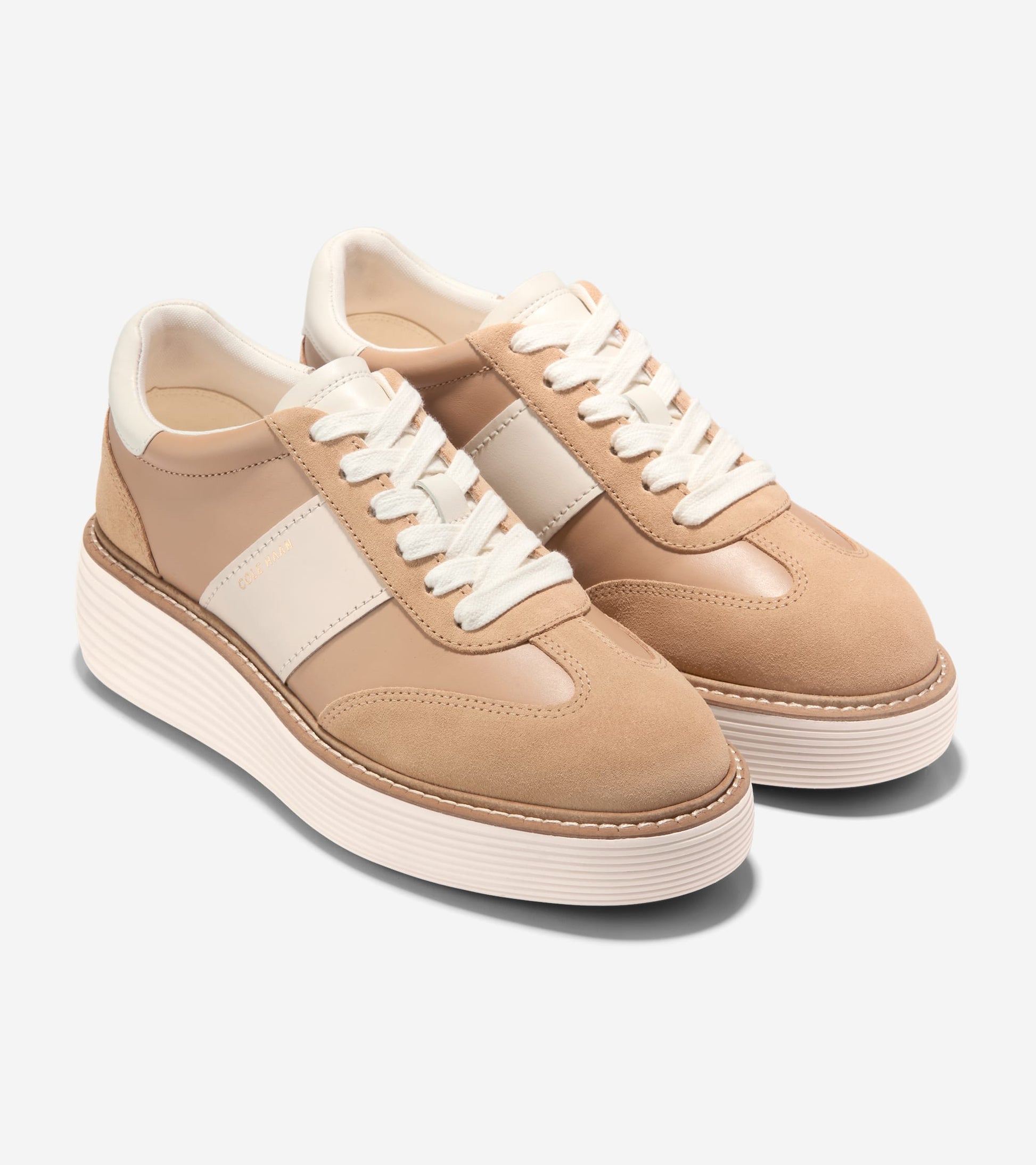 Women's ØriginalGrand Max Platform Sneakers in Beige | Cole Haan