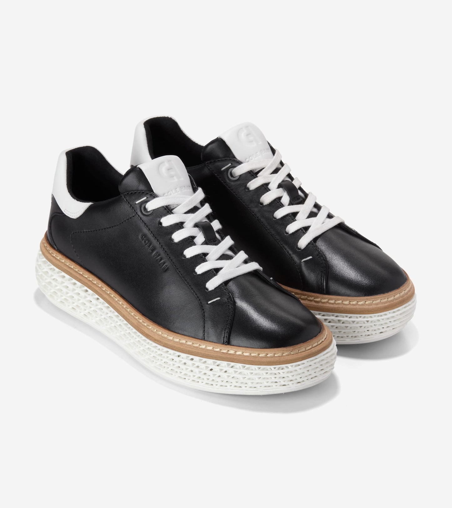 Women's GrandPrø Court SkyWeave™ Sneakers in Black | Cole Haan