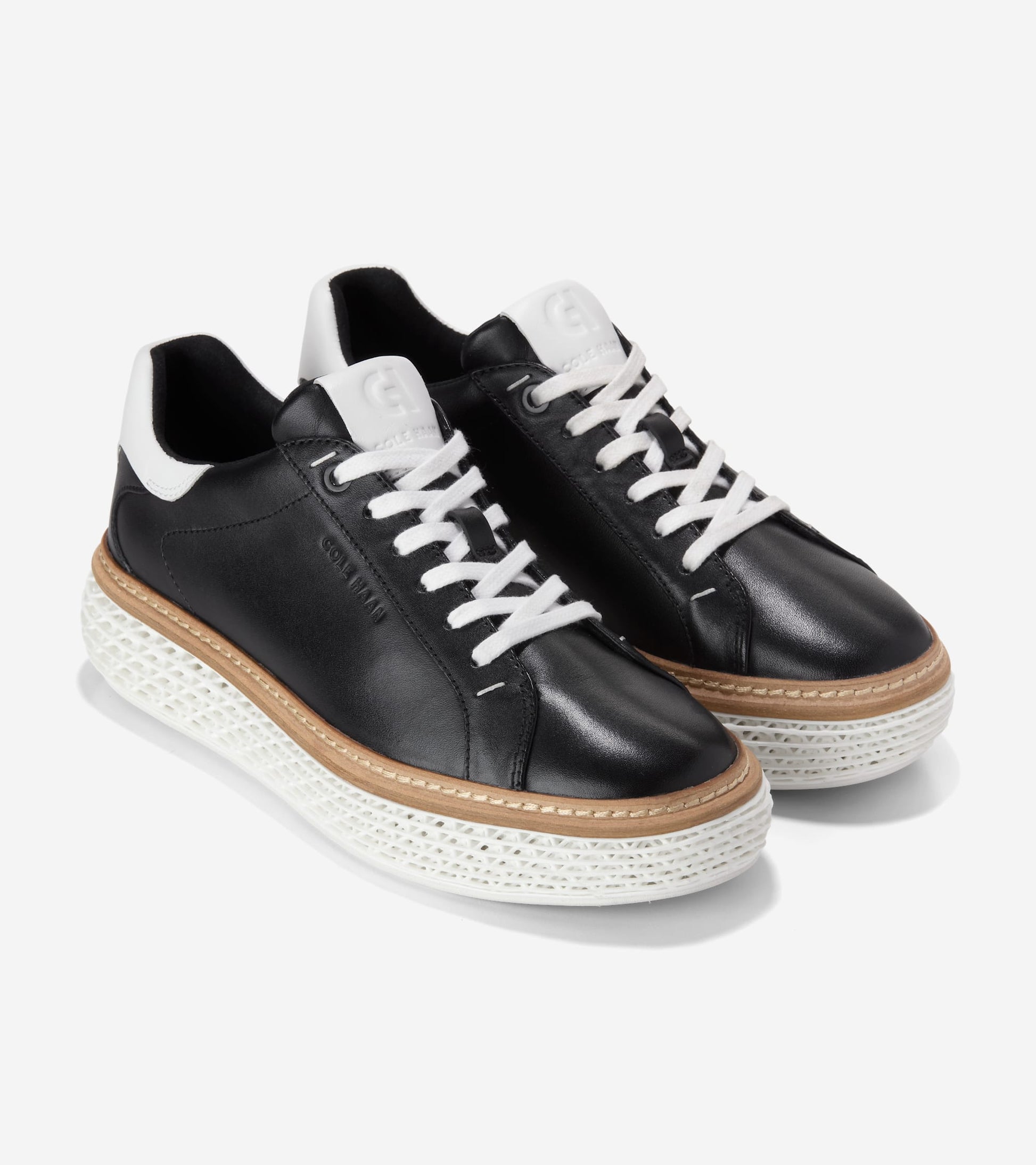 Women's GrandPrø Court SkyWeave™ Sneakers in Black | Cole Haan
