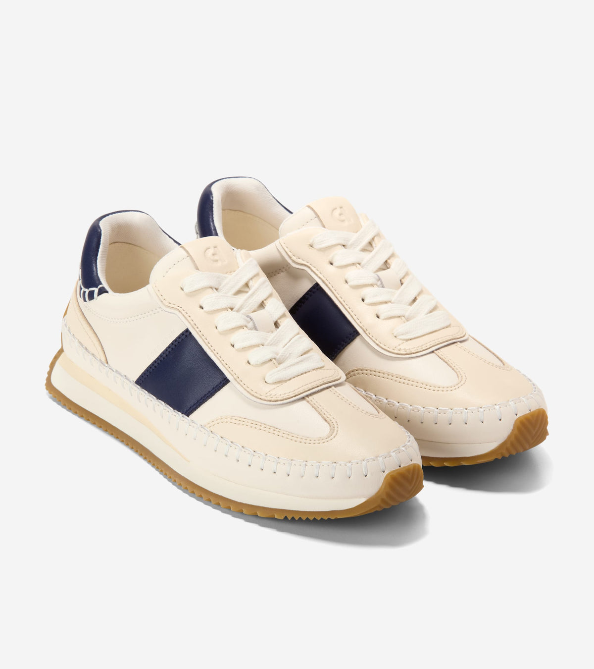 Women's GrandPrø Premier Sneakers in Beige, blue | Cole Haan