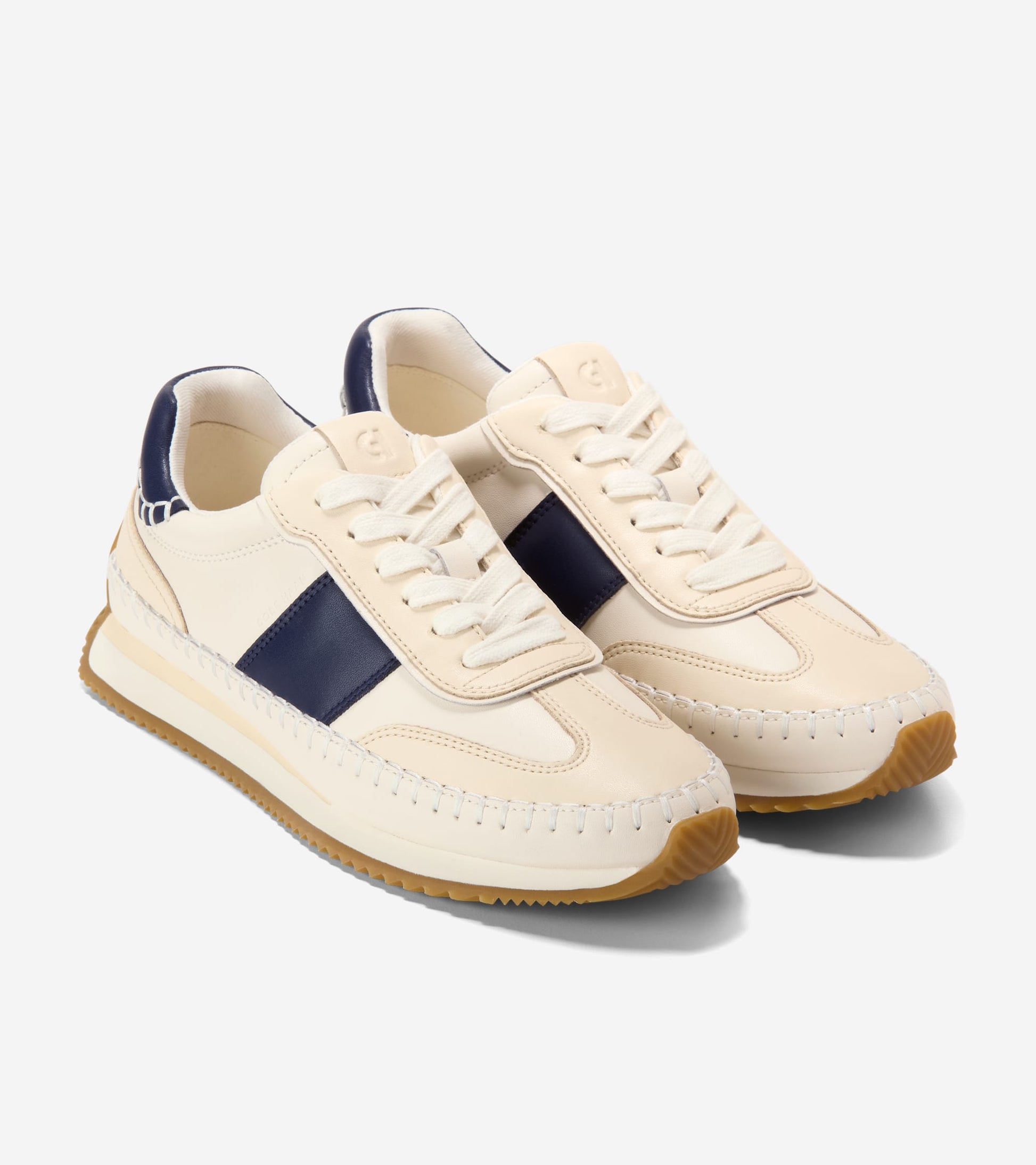 Women's GrandPrø Premier Sneakers in Beige, blue | Cole Haan