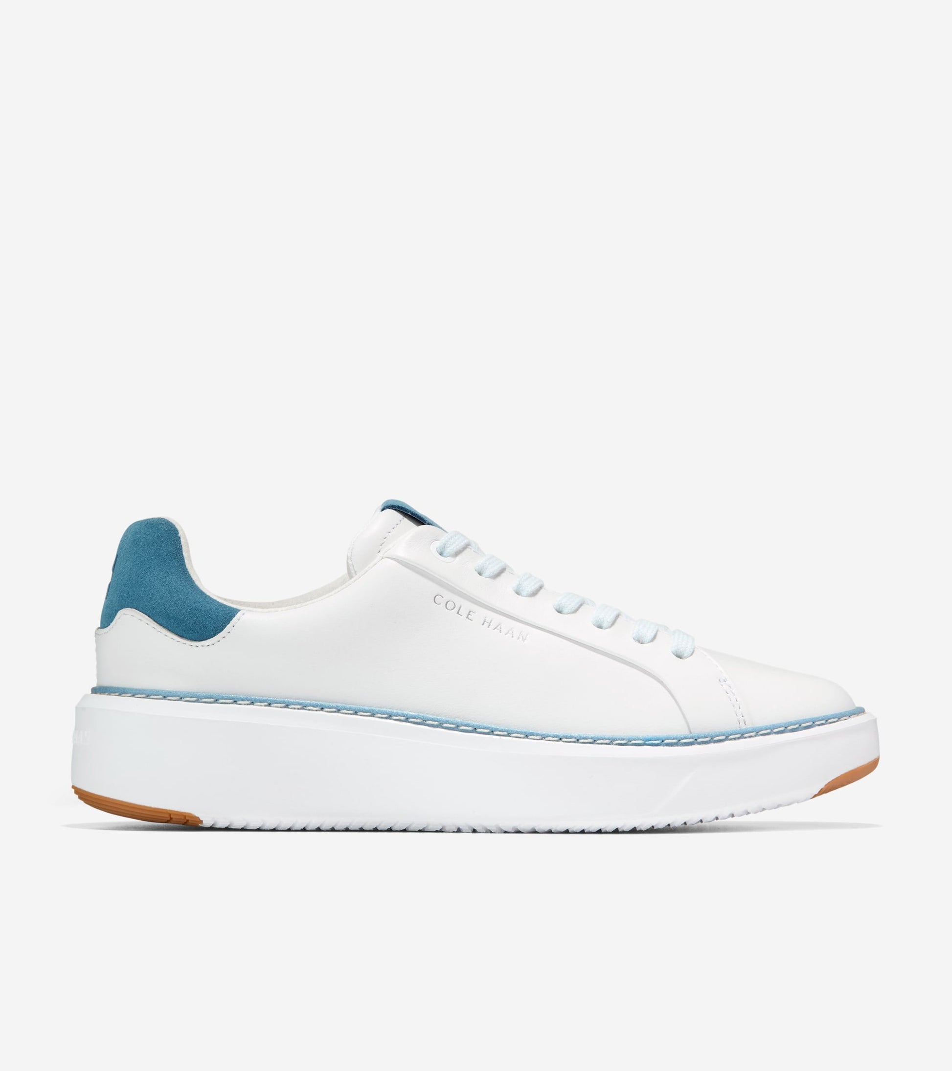 Women's GrandPrø Topspin Sneakers in White, blue | Cole Haan
