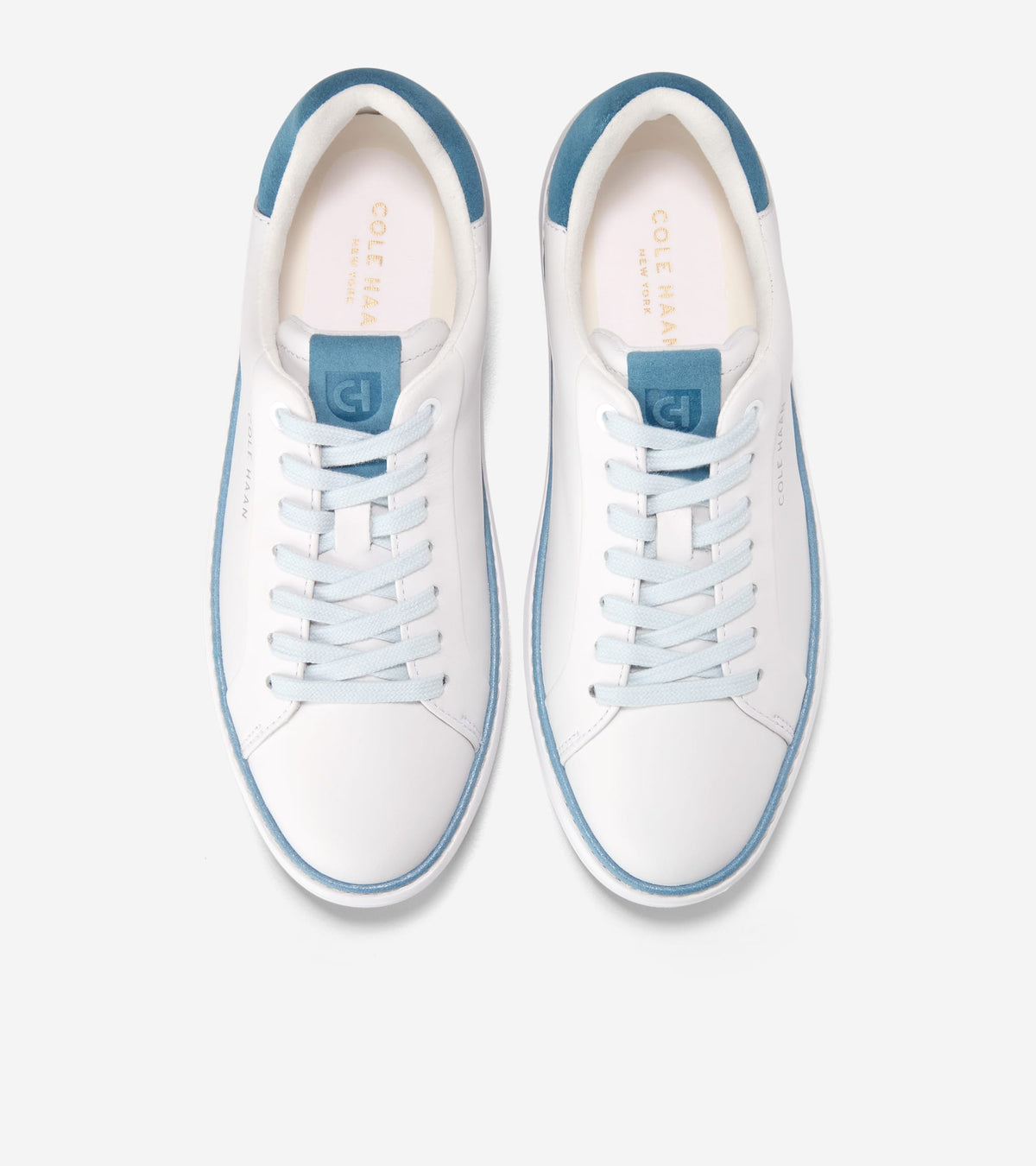 Women's GrandPrø Topspin Sneakers in White, blue | Cole Haan