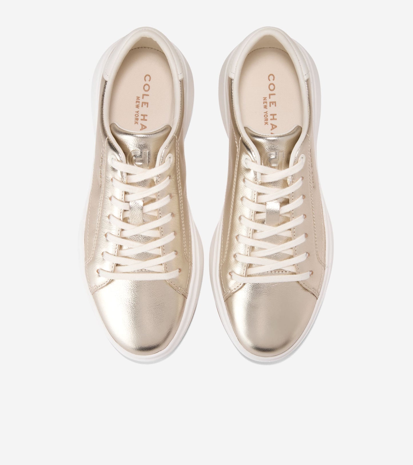 Women's GrandPrø Tennis 2.0 Sneakers in Gold | Cole Haan