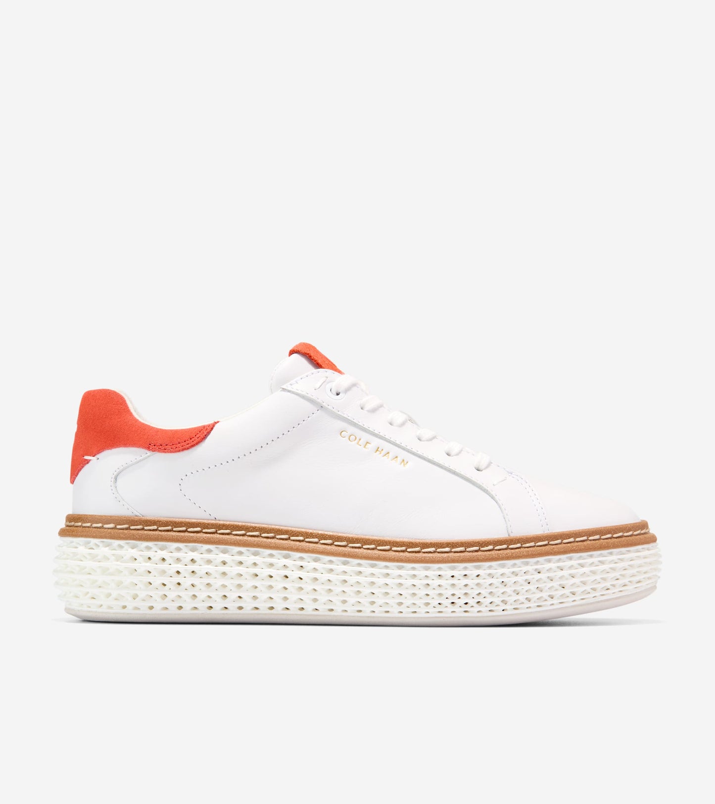 Women's GrandPrø Court SkyWeave™ Sneakers in Red, white | Cole Haan