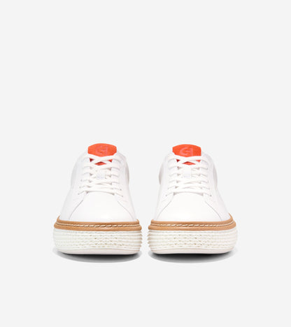 Women's GrandPrø Court SkyWeave™ Sneakers in Red, white | Cole Haan