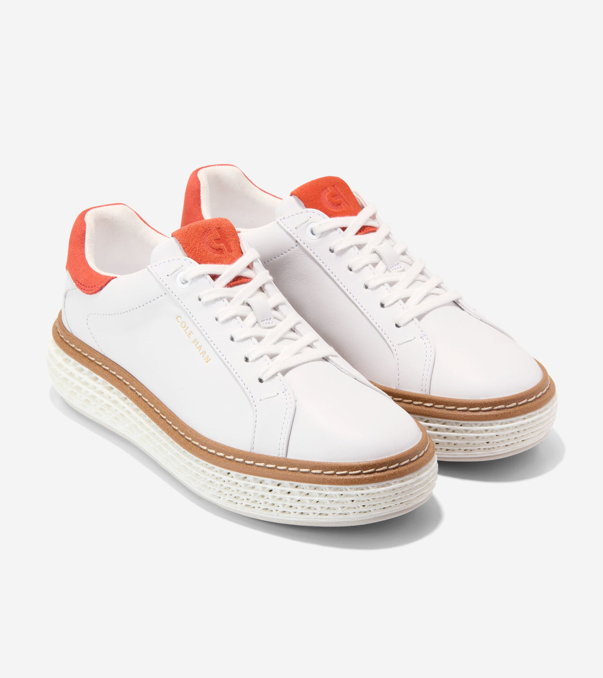 Women's GrandPrø Court SkyWeave™ Sneakers in Red, white | Cole Haan